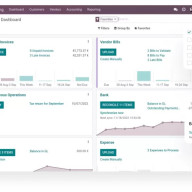 Odoo Accounting - 最快速高效的會計系統 隨時、隨地、隨手掌握帳目數據
