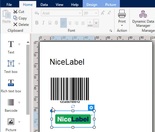 NiceLabel designer 標籤設計