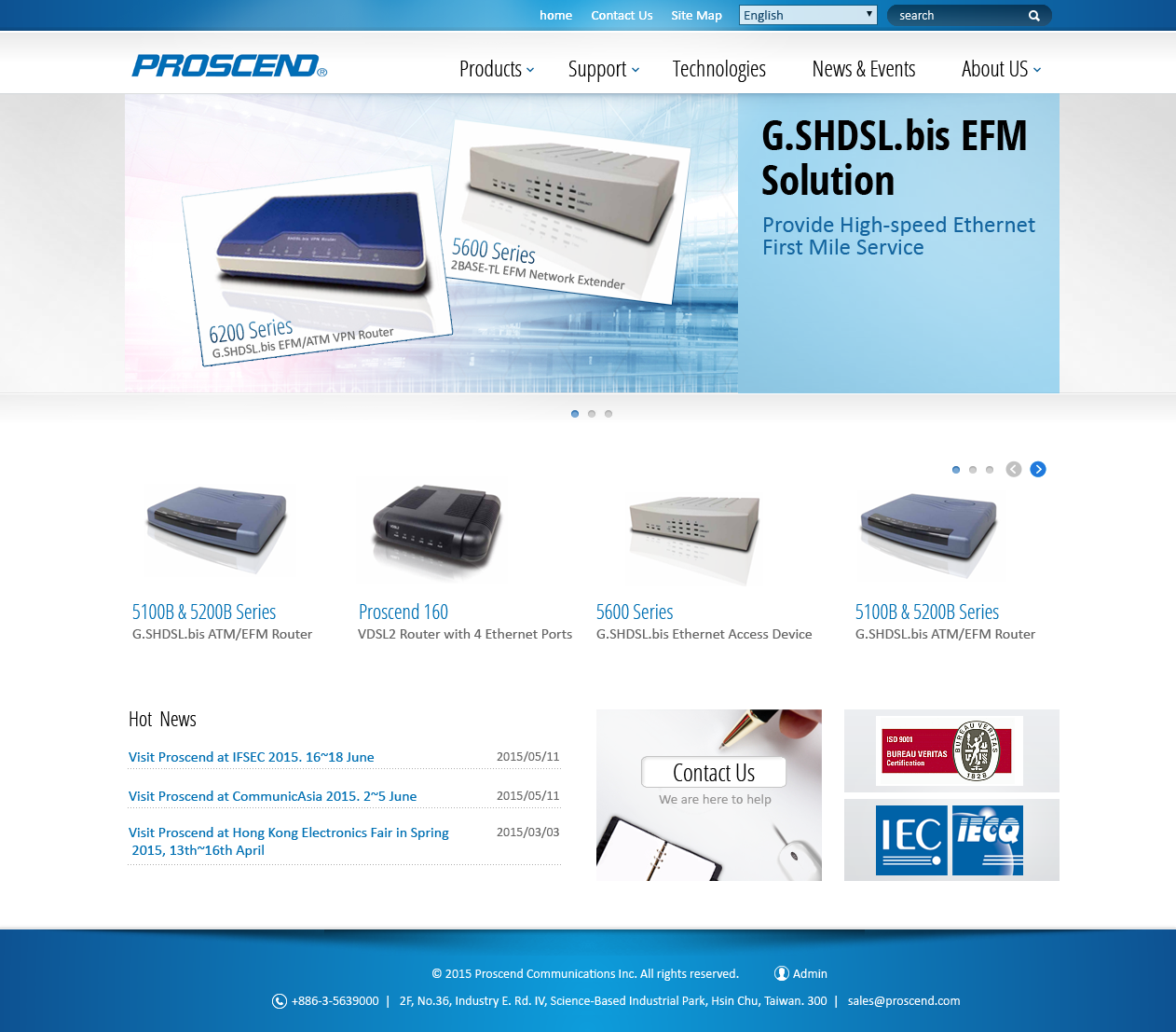 Proscend 昇頻 企業網站