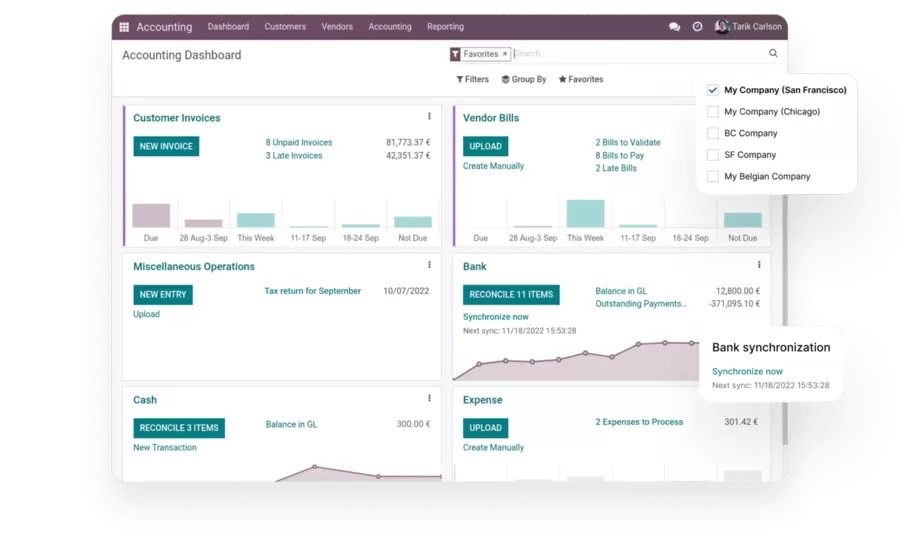 Odoo Accounting 會計模組