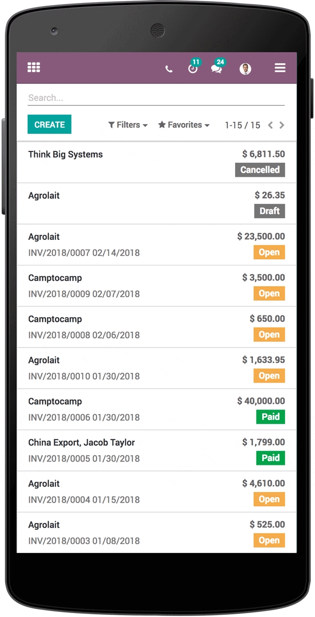Odoo 會計 銀行帳戶對帳管理