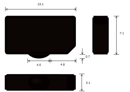 RC400MH 小尺寸 耐高溫 遠讀距 高性能  UHF RFID 標籤