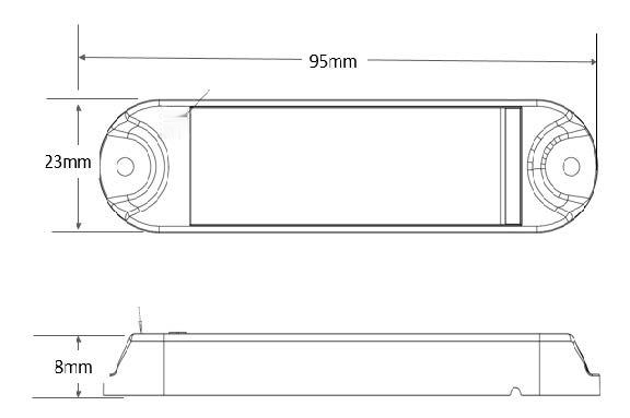 RF800M UHF RFID 標籤尺寸