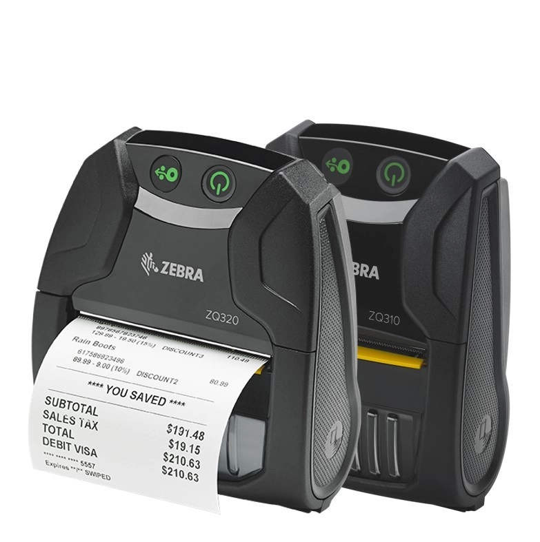 Zebra ZQ300 系列 攜帶型標籤列印機